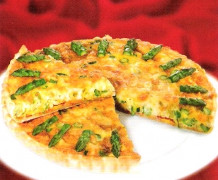 TORTA DI RISO ALLA PROVOLA E ASPARAGI