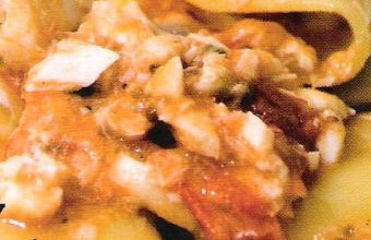 PACCHERI CON PEPERONI GRIGLIATI E SARAGHINA