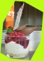 Cheese cake con coulis di frutti rossi